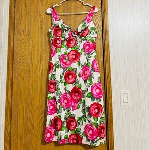 Milly Made in U.S.A. Women’s Vibrant Multicolor Floral Mini Dress Size S